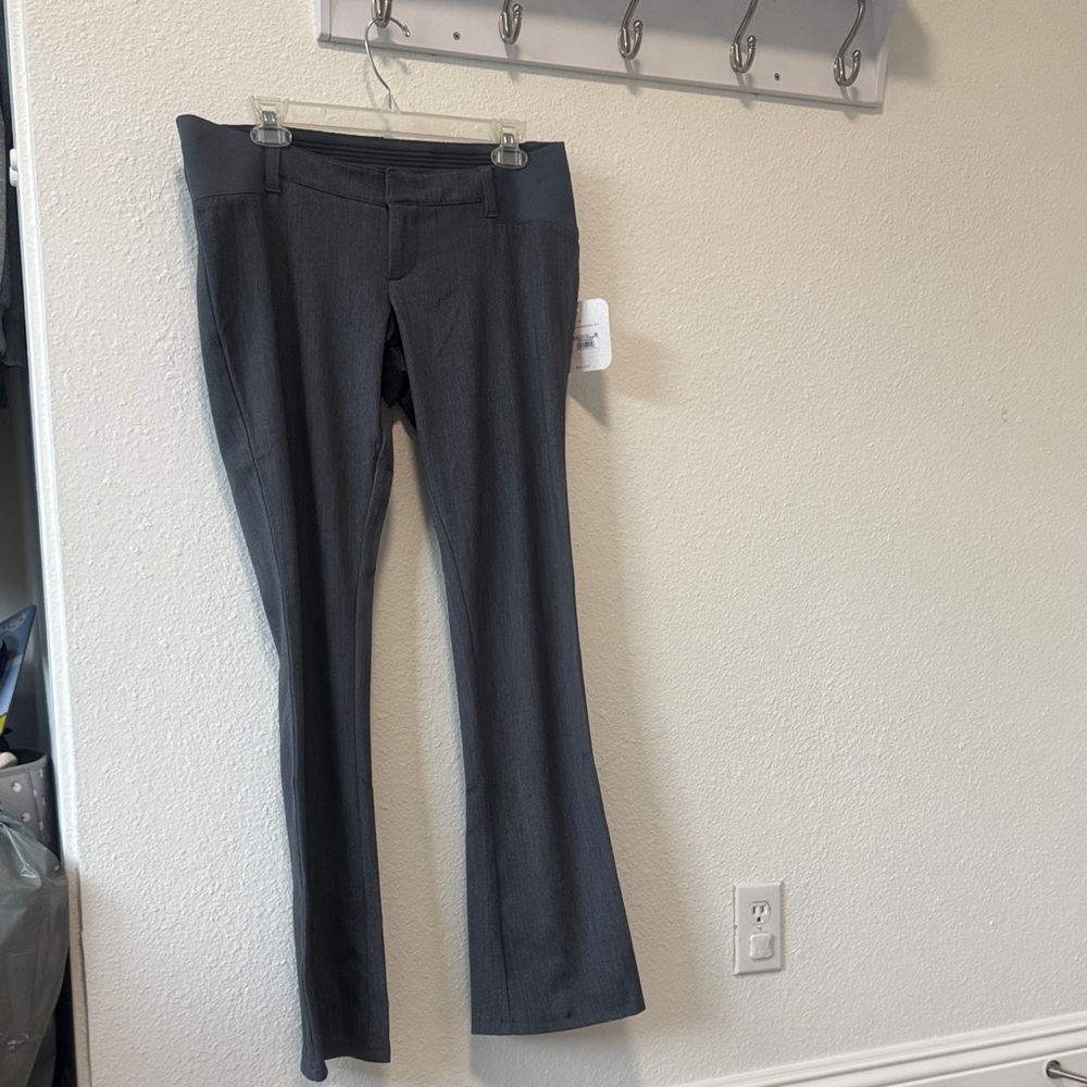 Isabel Maternity by Ingrid & Isabel Charcoal Flared Pants NEW!